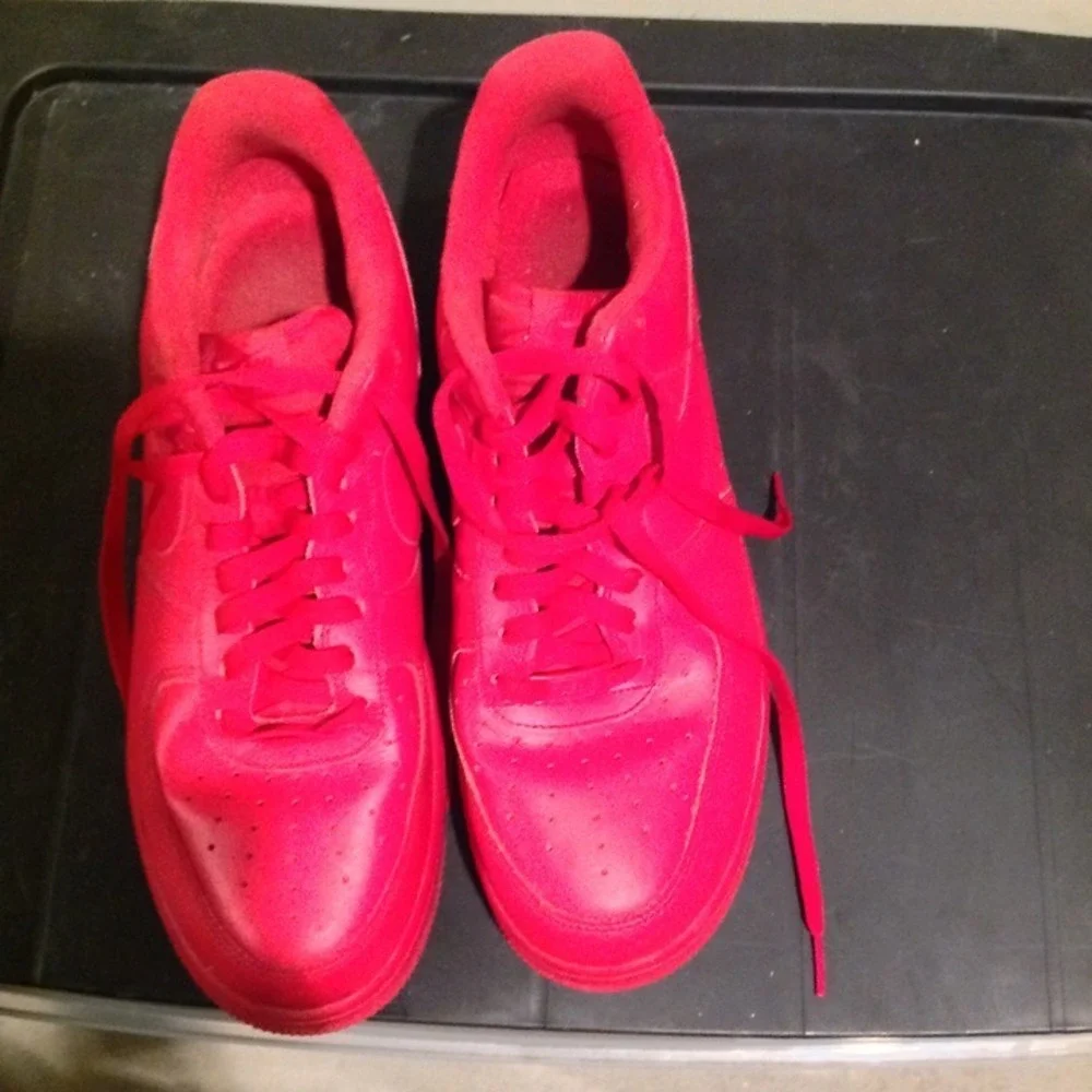Nike‎ Air Max Red Sneakers Size 11 Men's Athletic Shoes